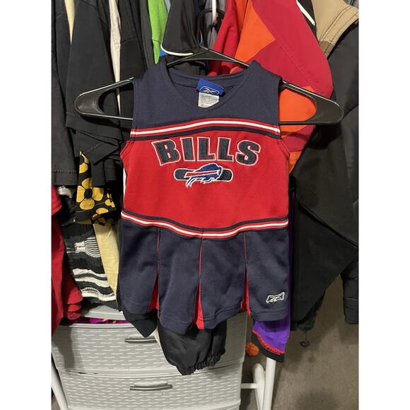 Size 3T- Vintage Buffalo Bills Cheerleading Dress Girls - Picture 1 of 4